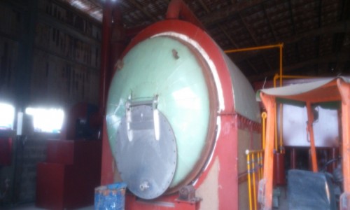 Lò Nhiệt Phân Cao Su Thành Dầu Đốt